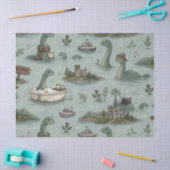 Papier Mousseline Monstre du Loch Ness  (Artisanat)
