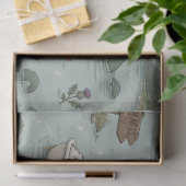 Papier Mousseline Monstre du Loch Ness  (Cadeau)