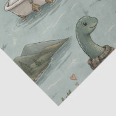 Papier Mousseline Monstre du Loch Ness  (Détail)