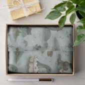 Papier Mousseline Monstre du Loch Ness  (Cadeau)