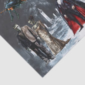 Papier Mousseline Monstres Classiques d'Halloween Aquarelle (Détail)