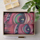 Papier Mousseline Monstres de couleur vive en Whimsical Découpage (Cadeau)