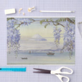 Papier Mousseline Mont Fujiyama Japon Wysteria par Marianne North (Artisanat)