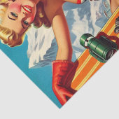 Papier Mousseline Montage vintage (Détail)