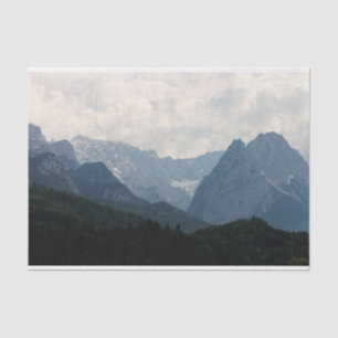 Papier Mousseline Montagnes alpines Pays Nature Photo