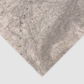 Papier Mousseline Montagnes et rivières de l'Europe (Détail)