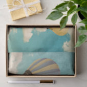 Papier Mousseline montgolfière vintage (Cadeau)