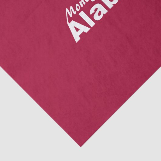 Papier Mousseline Montgomery, Alabama Tissue Paper (Détail)