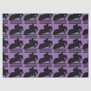 Papier Mousseline Montrer la silhouette du cavalier pour les amateur
