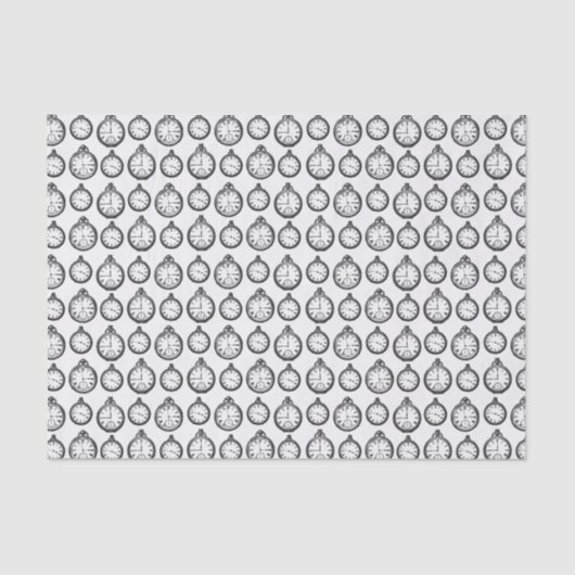 Papier Mousseline Montres de poche vintages (Recto)