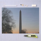 Papier Mousseline Monument de Washington au coucher du soleil (Artisanat)