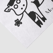 Papier Mousseline Moo Cow Thunder_Cove (Détail)