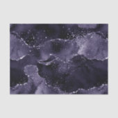 Papier Mousseline Moody Agate | Midnight Indigo Deep Purple Glam (Recto)
