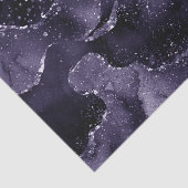 Papier Mousseline Moody Agate | Midnight Indigo Deep Purple Glam (Détail)