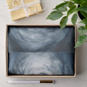 Papier Mousseline Moody blue aquarelle Moon déesse découpage (Cadeau)