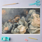 Papier Mousseline Moody Blue, surdimensionné Papillon & Peony (Artisanat)