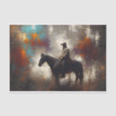Papier Mousseline Moody Cowboy Decoupage (Recto)
