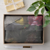 Papier Mousseline Moody Dutch Floral | Découpage Ephemera (Cadeau)