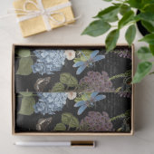 Papier Mousseline Moody Floral Meadow Butterfly Ephemera Decoupage (Cadeau)