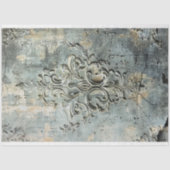 Papier Mousseline Moody Grey Embossé Demask Effet Texturé (Recto)