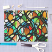 Papier Mousseline Moody Vitrage Effet Découpage Papier Tissu (Artisanat)