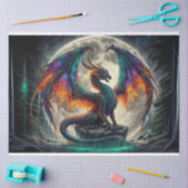 Papier Mousseline Moon Dragon (Artisanat)