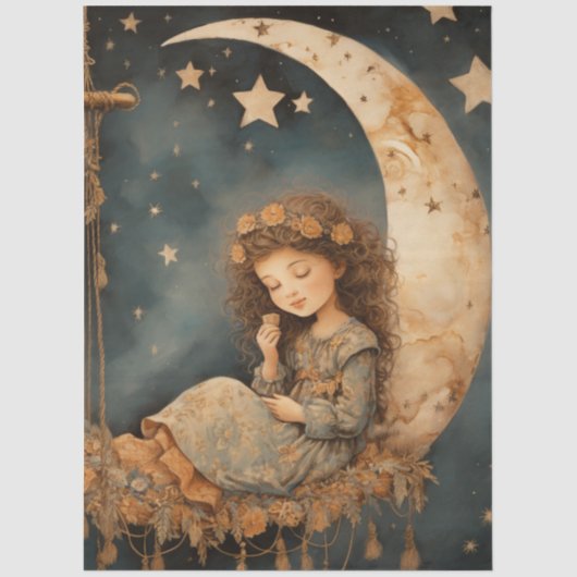 Papier Mousseline Moon Dreams (Recto)