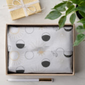 Papier Mousseline Moon phases solaires signaux main rétro alchimie (Cadeau)