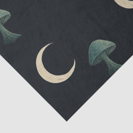 Papier Mousseline Moonlit Masquerade Elegant Halloween (Détail)