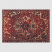 Papier Mousseline Moquette persane en rouge foncé (Recto)