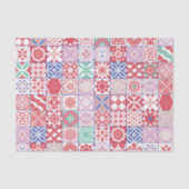 Papier Mousseline Moroccan rouge (Recto)