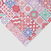 Papier Mousseline Moroccan rouge (Détail)