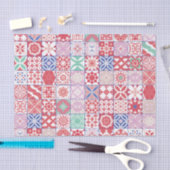 Papier Mousseline Moroccan rouge (Artisanat)