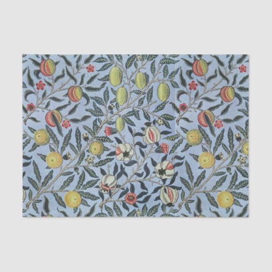 Papier Mousseline Morris Arrière - plan antique Pomegrana Motif (Recto)