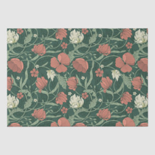 Papier Mousseline Morris Garden Motif Floral
