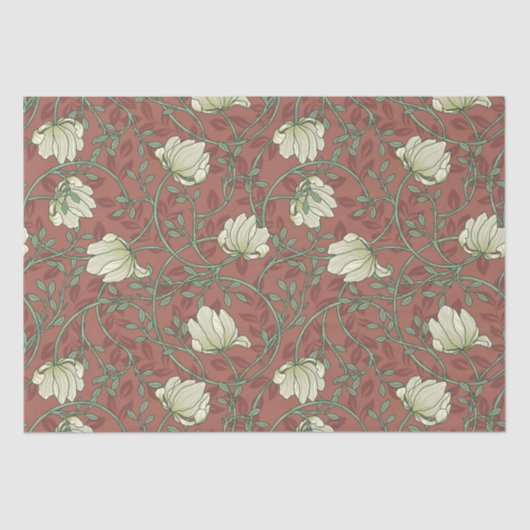 Papier Mousseline Morris Garden Motif Floral (Recto)