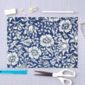 Papier Mousseline Morris - Mallow bleu (Artisanat)