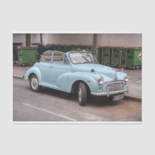 Papier Mousseline Morris Minor Convertible Tourer (Recto)