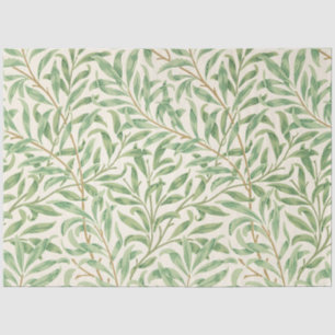 Papier Mousseline Morris - Motif feuilles et branches de saule antiq