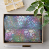 Papier Mousseline Mosaïque en verre tendu (Cadeau)