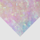 Papier Mousseline mosaïque holo sparkle : (Détail)