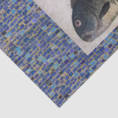 PAPIER MOUSSELINE MOSAÏQUES ROMAINES ANTIQUE, PÊCHES, ESPACE DE VIE (Détail)