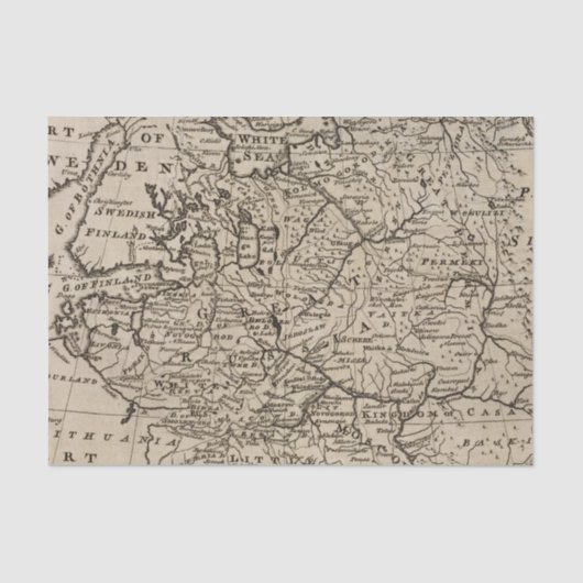 Papier Mousseline Moscovy, Russie (Recto)