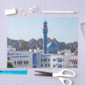 Papier Mousseline Mosquée Muttrah - Mascate, Oman (Artisanat)