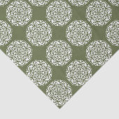 Papier Mousseline Moss Mandala (Détail)