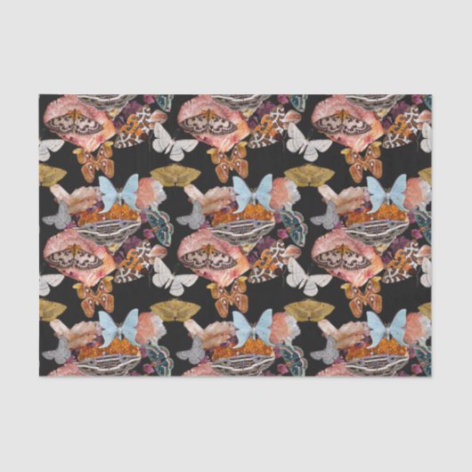 Papier Mousseline Moth Cotillion | Papier de tissus de cuisine Gobli (Recto)