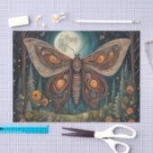 Papier Mousseline Moth in the Moonlight Decoupage Tissue Paper (Artisanat)