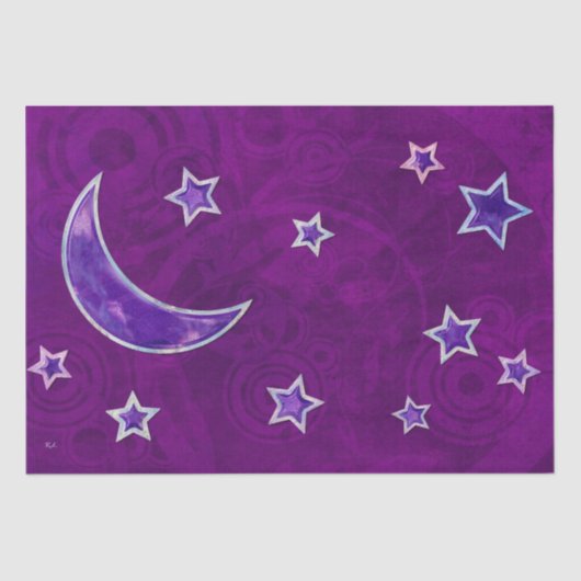 Papier Mousseline Moth Mystic Nouvel Âge DONS TISSUS SOMBRES (Recto)