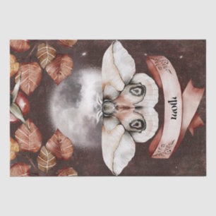 Papier Mousseline Moth Watercolor Fall Mystérieuse Automne Oracle
