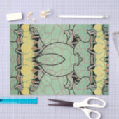 Papier Mousseline Motif #10 de Nouveau d'art (Artisanat)
